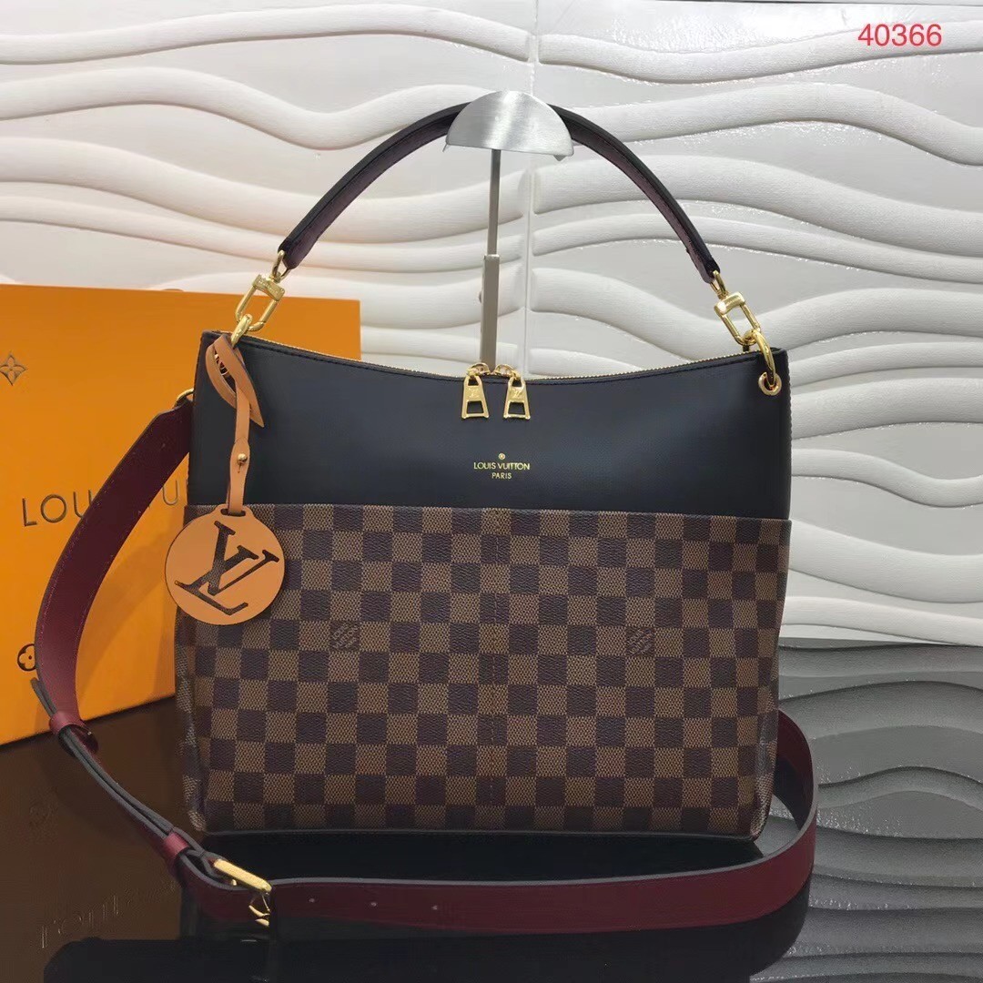 Louis Vuitton Original Damier Ebene Canvas M40366 black JH00371kH95
