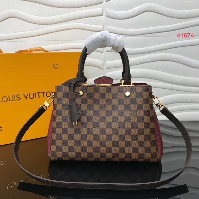 Louis Vuitton Original Damier Ebene Canvas M41674 Lie de Vin JH01148MB38