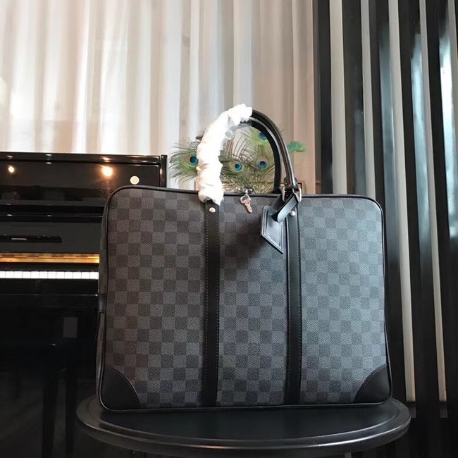 Louis Vuitton Original Damier Graphite Canvas PORTE-DOCUMENTS VOYAGE N41125 JH01969BV46