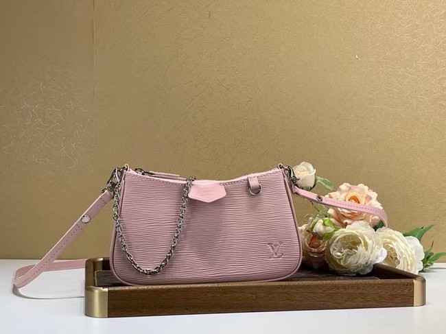 Louis vuitton Original EASY POUCH ON STRAP M80479 Rose Ballerine Pink JH00214DV39