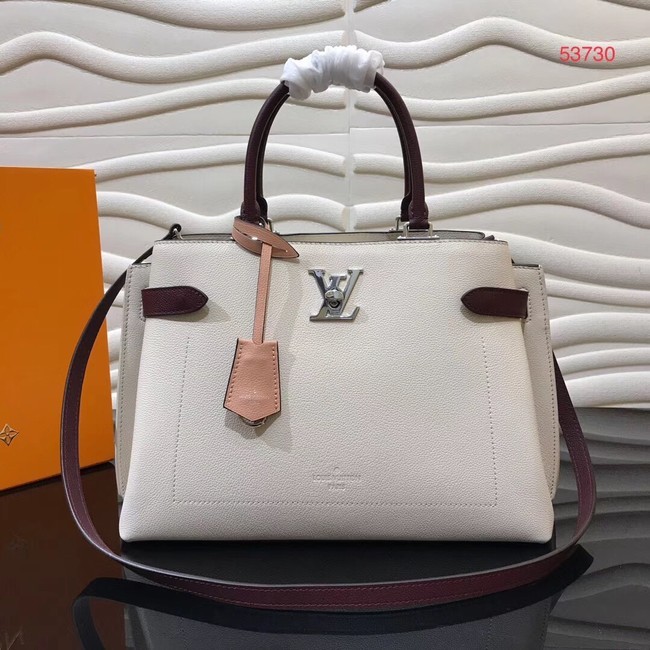 Louis Vuitton original LOCKME DAY M53730 Rose Soie Quartz Calla JH01112iO55
