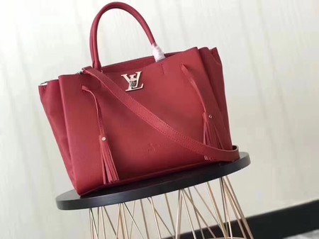 Louis Vuitton original lockmeto lockme Tote Bag M54569 red JH00509fh25