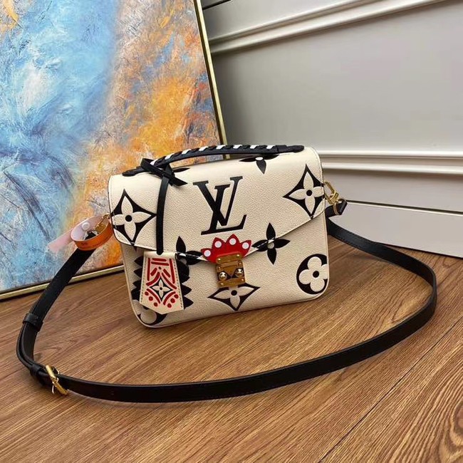 Louis vuitton original LV CRAFTY POCHETTE METIS M45384 White JH00410Qc12