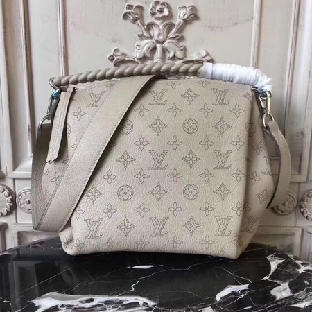Louis Vuitton original Mahina Leather BABYLONE CHAIN BB 51223 grey JH00455DO87