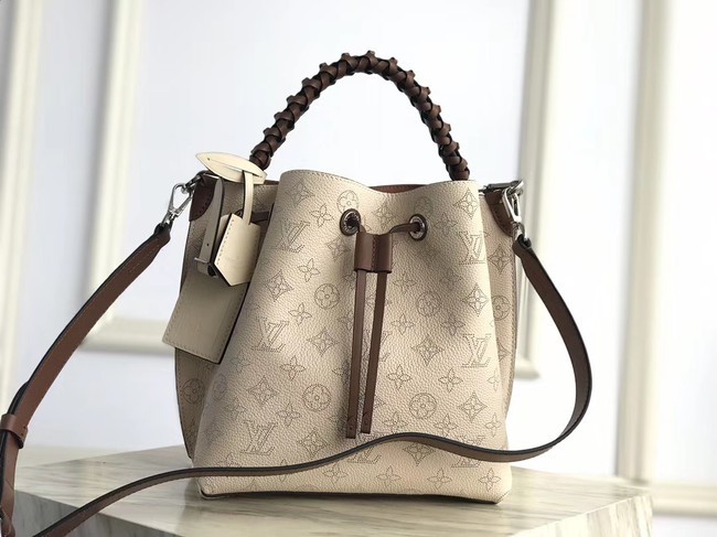 Louis Vuitton original Mahina Leather MURIA M55800 Creme Beige JH00620dJ42