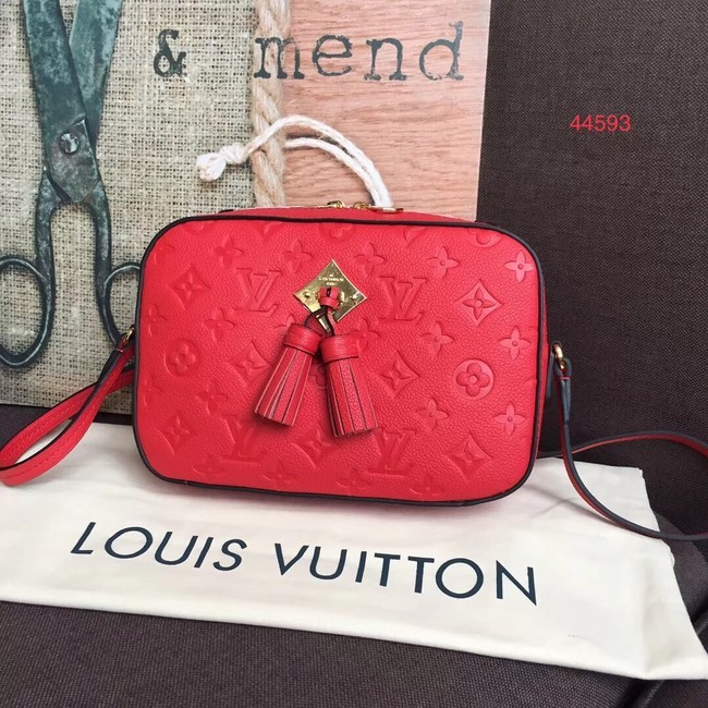 Louis vuitton original mongram empreinte SAINTONGE M44593 Scarlet JH01244cm95