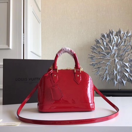 Louis vuitton original Monogam vernis Alma BB M91606 red JH00556AS50