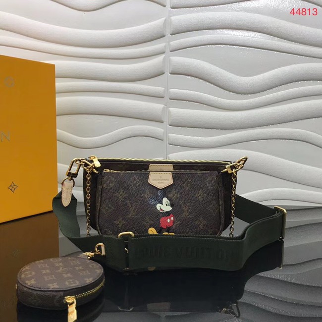 Louis Vuitton Original Monogram Canvas Disney x Mickey Mouse M44823 blackish green JH00476bz77