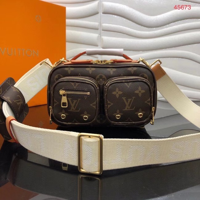 Louis Vuitton Original Monogram Canvas M45672 White&Brown JH00281mD58