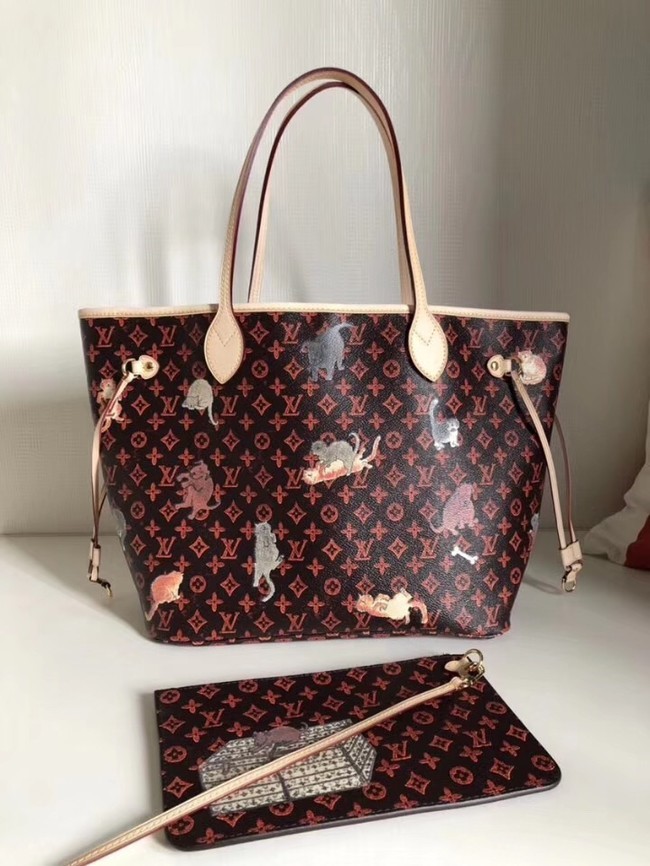 Louis Vuitton Original Monogram Canvas NEVERFULL MM M44441 JH01462jo45