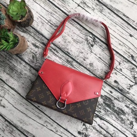 Louis Vuitton Original Monogram Canvas SAINT MICHEL M44030 red JH00439aO91