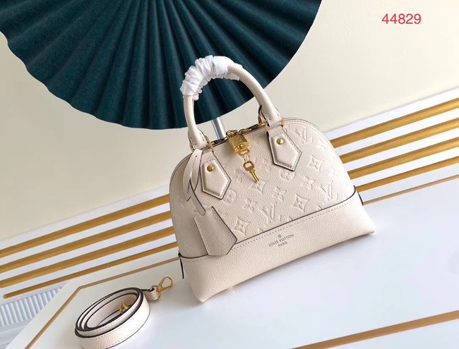 Louis Vuitton Original Monogram Empreinte NEO ALMA BB M44866 white JH00726Ph61