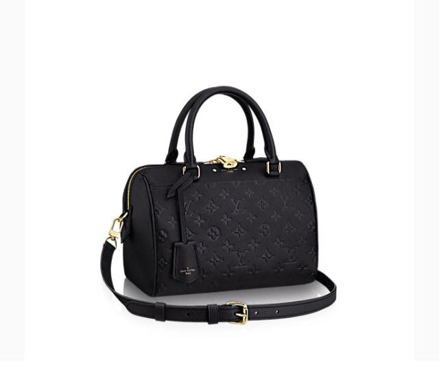 Louis Vuitton Original Monogram Empreinte SPEEDY 25 42405 black JH00318zp53