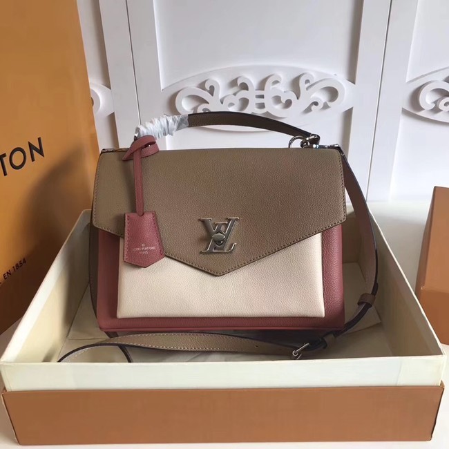 Louis vuitton original MY LOCKME M54849 Galet&white JH01543gK59
