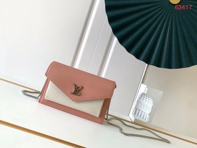 Louis Vuitton Original MYLOCKME Chain Bag M63471 pink&white JH00376TK61