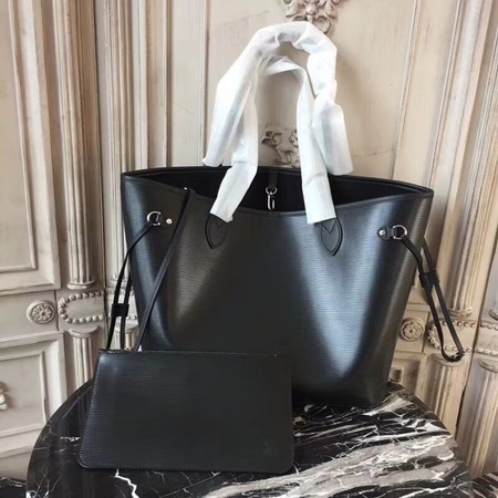 Louis Vuitton Original Neverfull Epi Leather MM 54185 black JH00328MB38