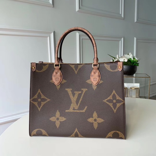 Louis vuitton original ONTHEGO Monogram Reverse Medium tote bag M45321 JH00466GL26