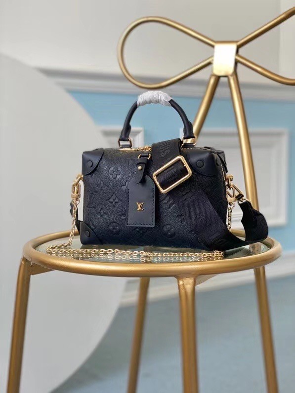 Louis Vuitton Original PETITE MALLE SOUPLE M45394 Black JH00348sc42