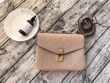 Louis Vuitton Original pochette metis monogram empreinte M41488 apricot JH00546tp88