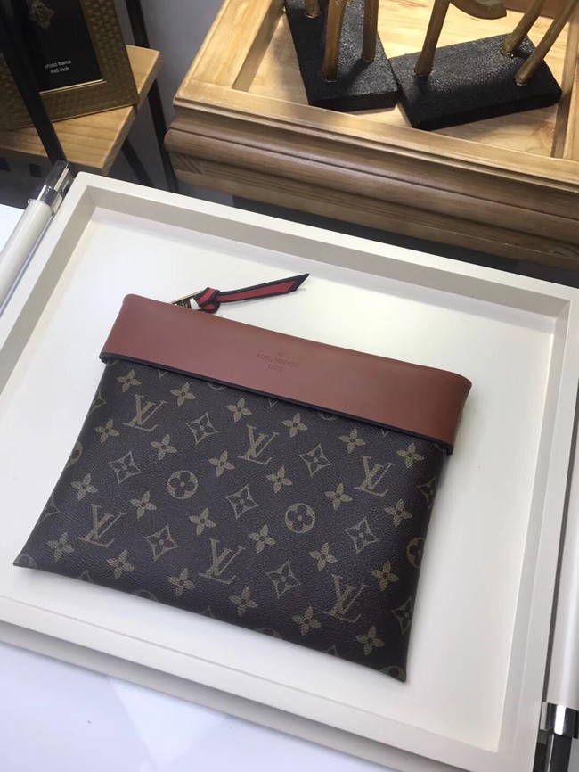 Louis vuitton original POCHETTE TUILERIES M64035 brown JH01721aT18