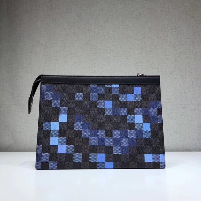 Louis Vuitton original POCHETTE VOYAGE MM N41696 blue JH01799Qa65