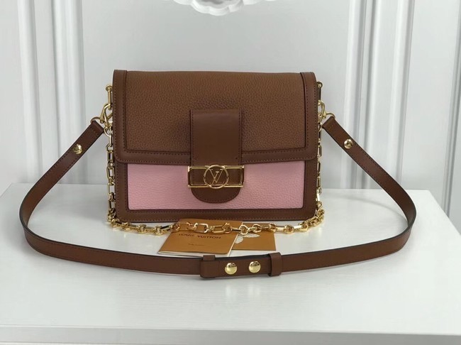 Louis Vuitton original SAINT SULPICE PM M44391 brown with pink JH01468gz34
