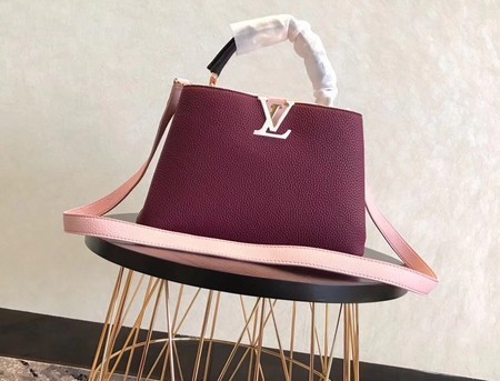 Louis vuitton original taurillon leather Capucines BB M94517 bordeaux JH00503vb27