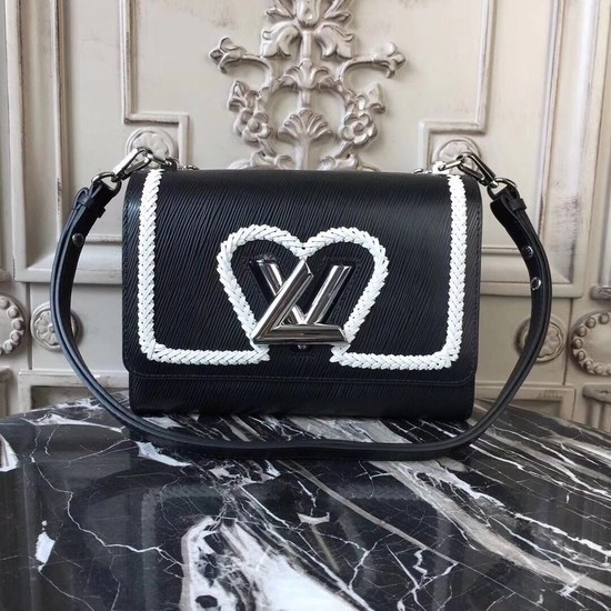 Louis vuitton original TWIST MM M54286 black JH00008gC81