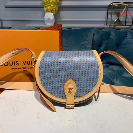 Louis Vuitton Tambourin M55460 Original Leather Blue Monogram Pop Print JH00886SL88