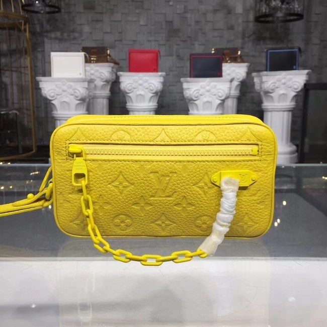 Luxury Louis vuitton original KASAI M44458 YELLOW JH01479Zu29