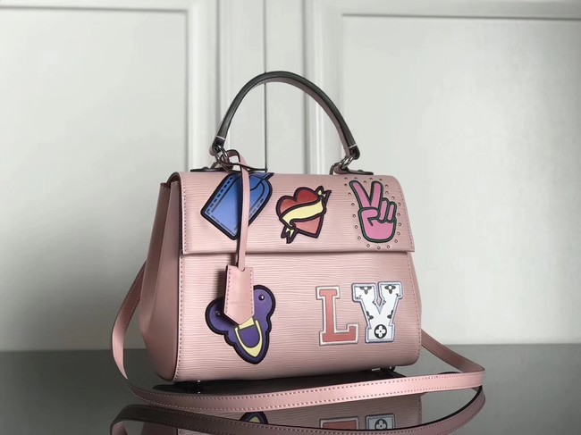 New Louis Vuitton original Epi Leather CLUNY BB M52484 pink JH01624IR98