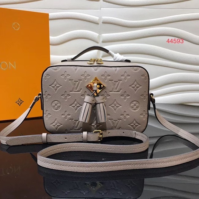 New Louis vuitton original mongram empreinte SAINTONGE M44593 light gray JH01124DL25
