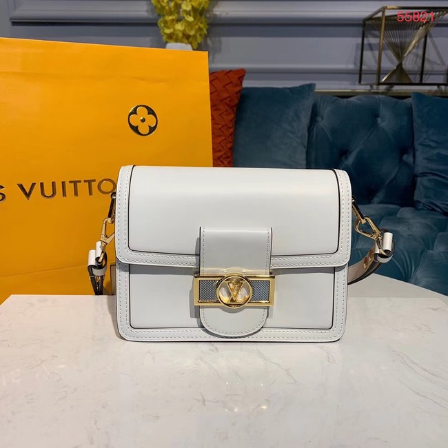 Replica AAAAA Louis vuitton original DAUPHINE MM M55735 white JH00687Sy67