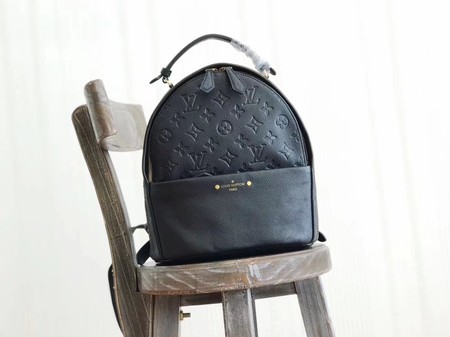 Replica AAAAA Louis Vuitton Original sorbonne backpack monogram empreinte M41561 black JH00625st72