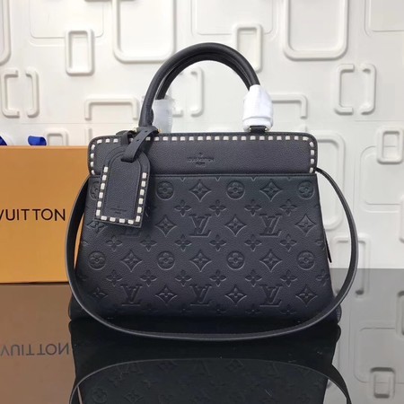 Replica Louis Vuitton mongram empreinte original leather VOSGES M43249 black JH00600kq23