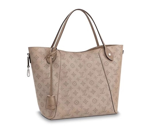 Replica Louis Vuitton Original Mahina Leather HINA Bag M53140 apricot JH00128Pn74