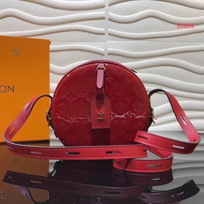 Replica Louis vuitton original Monogam vernis BOITE CHAPEAU SOUPLE M53999 red JH01061QT16