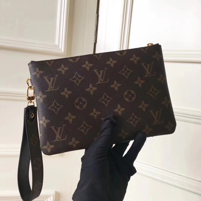 Replica Louis vuitton original monogram canvas CITY POUCH M63447-1 JH01845Hw86