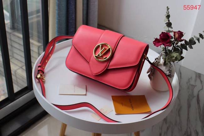 Replica Louis Vuitton Original Smooth Leather M53950 rose JH00471QT16