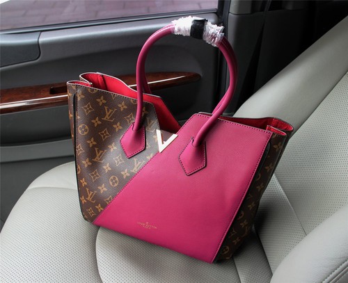 Replica Top Louis Vuitton Monogram Canvas Original Leather KIMONO Bag 40460 Purple JH01106Lo91