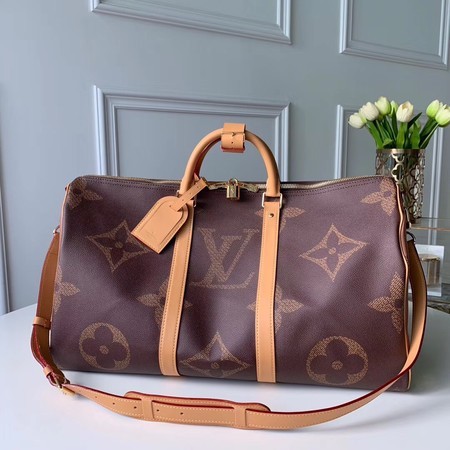 Replica Top Louis Vuitton Original KEEPALL 50 M44739 brown JH00959Rc30