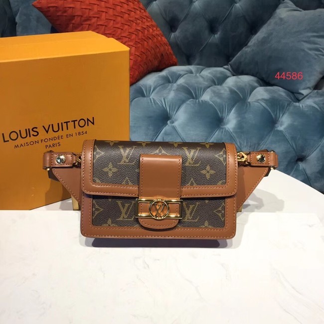 Top Louis Vuitton Monogram Canvas original DAUPHINE Pocket M44586 JH01125eB82