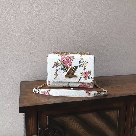 Top Louis vuitton original epi leather twist Monogram flower DENIM 50281 JH00071GK50