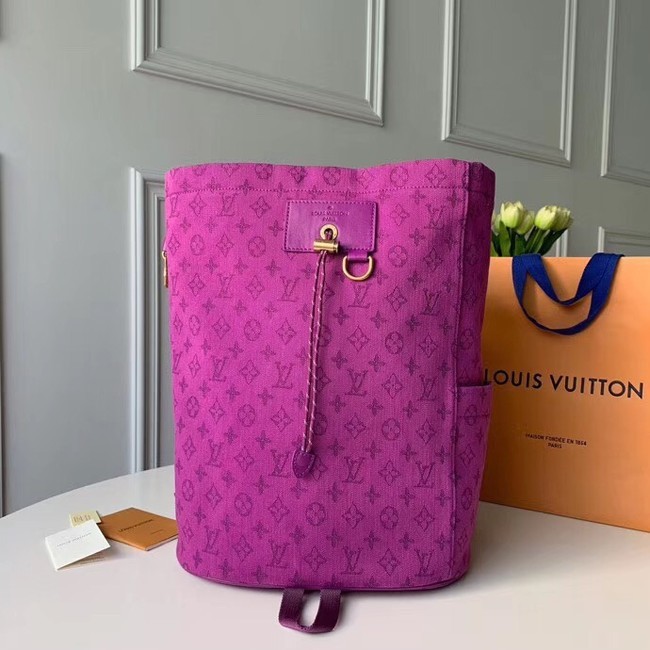 Top Louis vuitton original Monogram Denim CHALK M44617 purplish JH00977Tj43