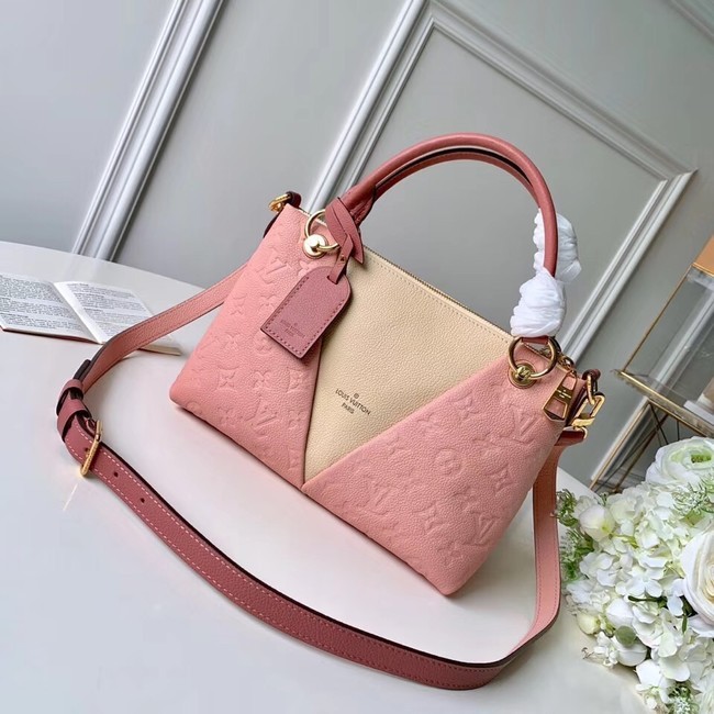 Top Replica Louis vuitton original V TOTE BB M53886 Pink&beige JH01390Qt73