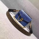 2017 louis vuitton original leather fashion show metis mini M54991 blue JH00739aP53