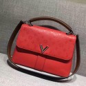 2017 louis vuitton original leather very one handle bag M42904 red JH00759fj51