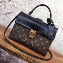 2017 louis vuitton original monogram one handle flap bag mm M43125 JH00780Am73