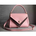 2017 newest louis vuitton original leather double V bag M54440 pink JH00813hJ71