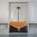 AAA 1:1 Louis Vuitton Monogram Canvas Pallas Chain 41246 Yellow JH01007WE81